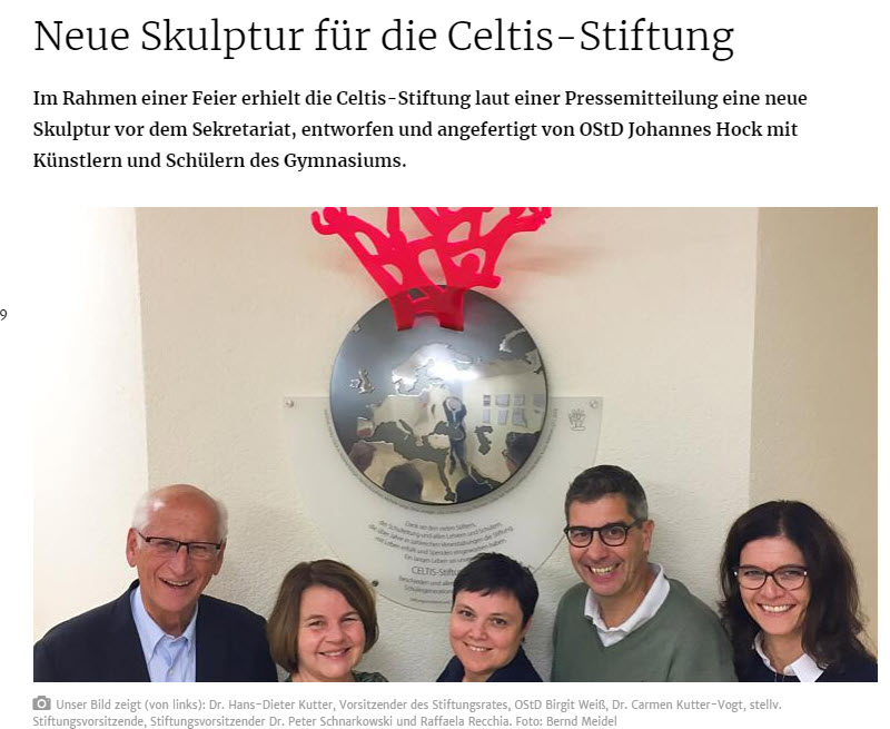 Celtis Stiftungsobjekt